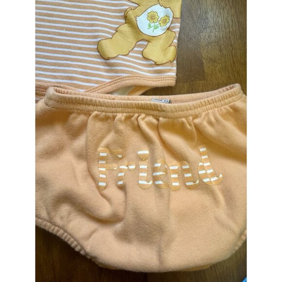 2005 Care Bears Baby One Piece Bodysuit Bloomers Vintage Bentex Embroidered 2 Pc - Picture 2 of 9